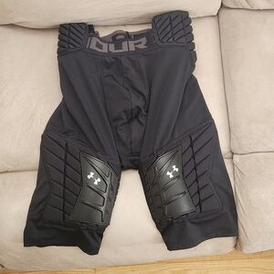 Under Armour Black Football Padded Girdle Size Youth Extra Large